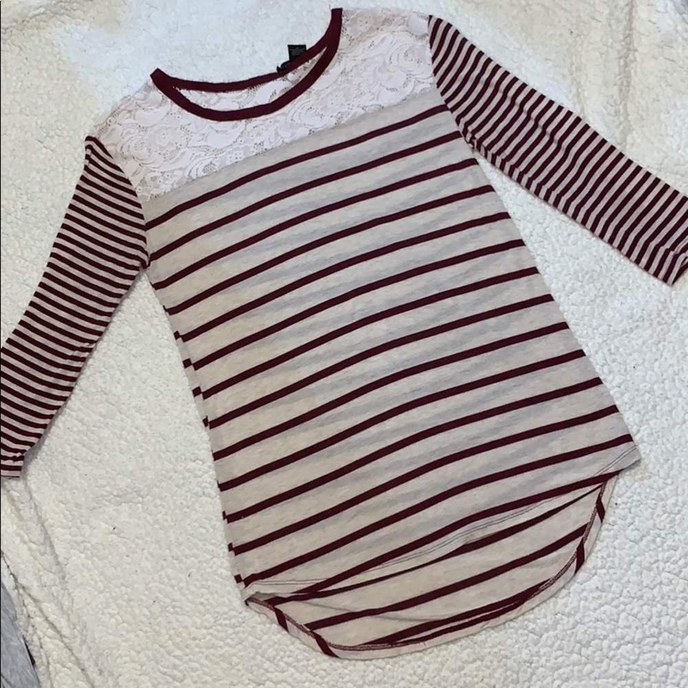 striped blouse